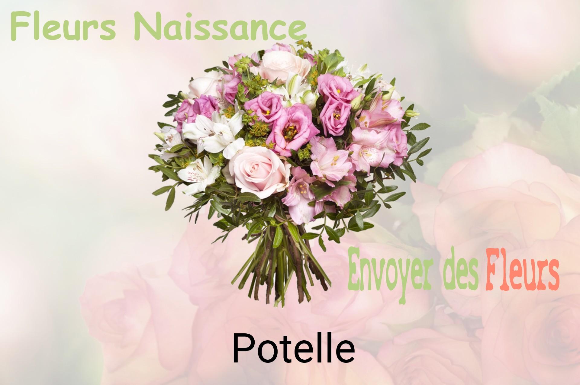 Bouquet de fleurs de naissance livré à Potelle